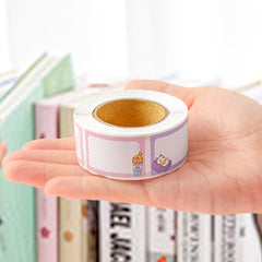 350 Name Stickers Colorful Tape School Label Stickers