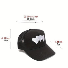 Heart Embroidered Baseball Cap Trucker Hat Dad Hats Sun Hat