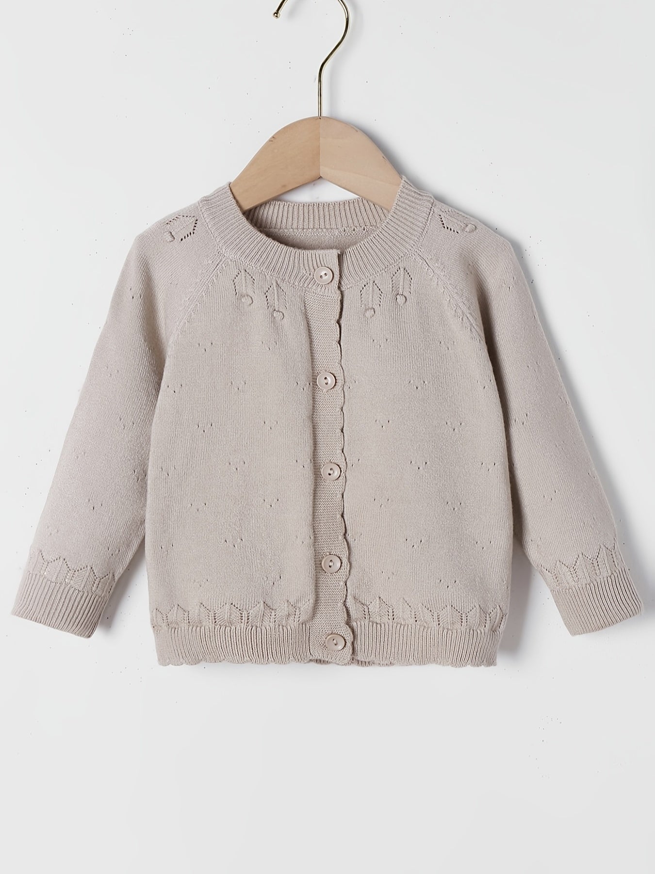 Baby Knit Button Front Cardigan Sweater Top