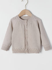 Baby Knit Button Front Cardigan Sweater Top