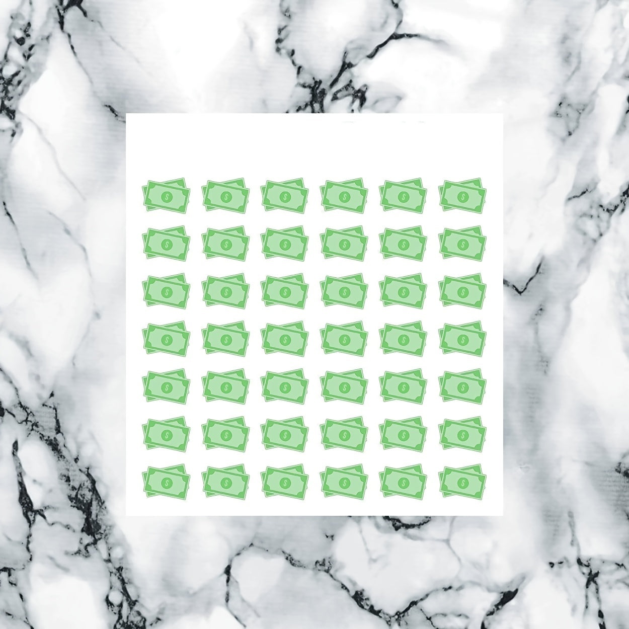 90pcs Money Tracker Dollar Planner Stickers for Friends