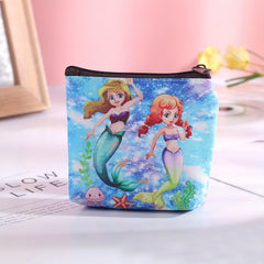 Mermaid Coin Purse for Girls, Small Zipper Storage Bag