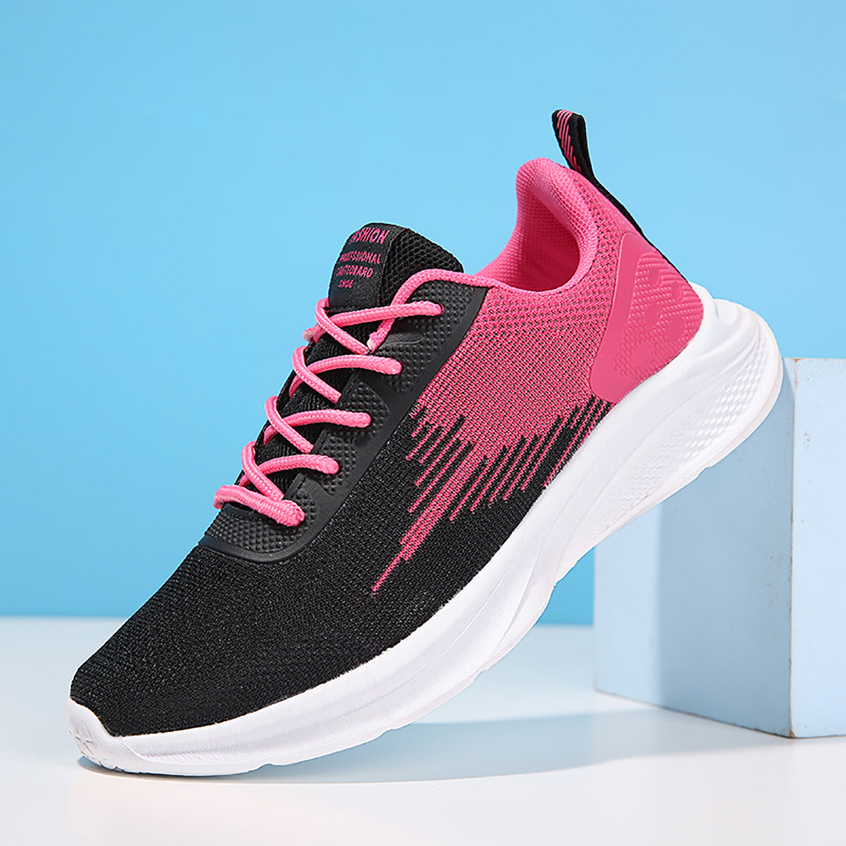 Breathable Mesh Lace Up Running Shoes Casual Women's Footwear