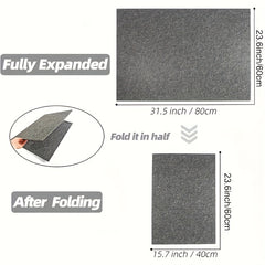1000 Piece Puzzle Mat with Foldable Storage Blanket Dark Grey