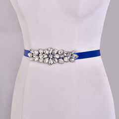 Large Rhinestone Belt Bridal Wedding Waist Ornament
