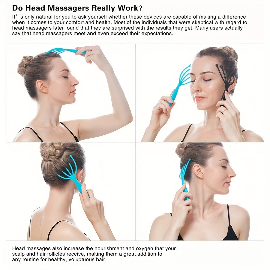 Portable Five Claw Scalp Massager for Relaxation