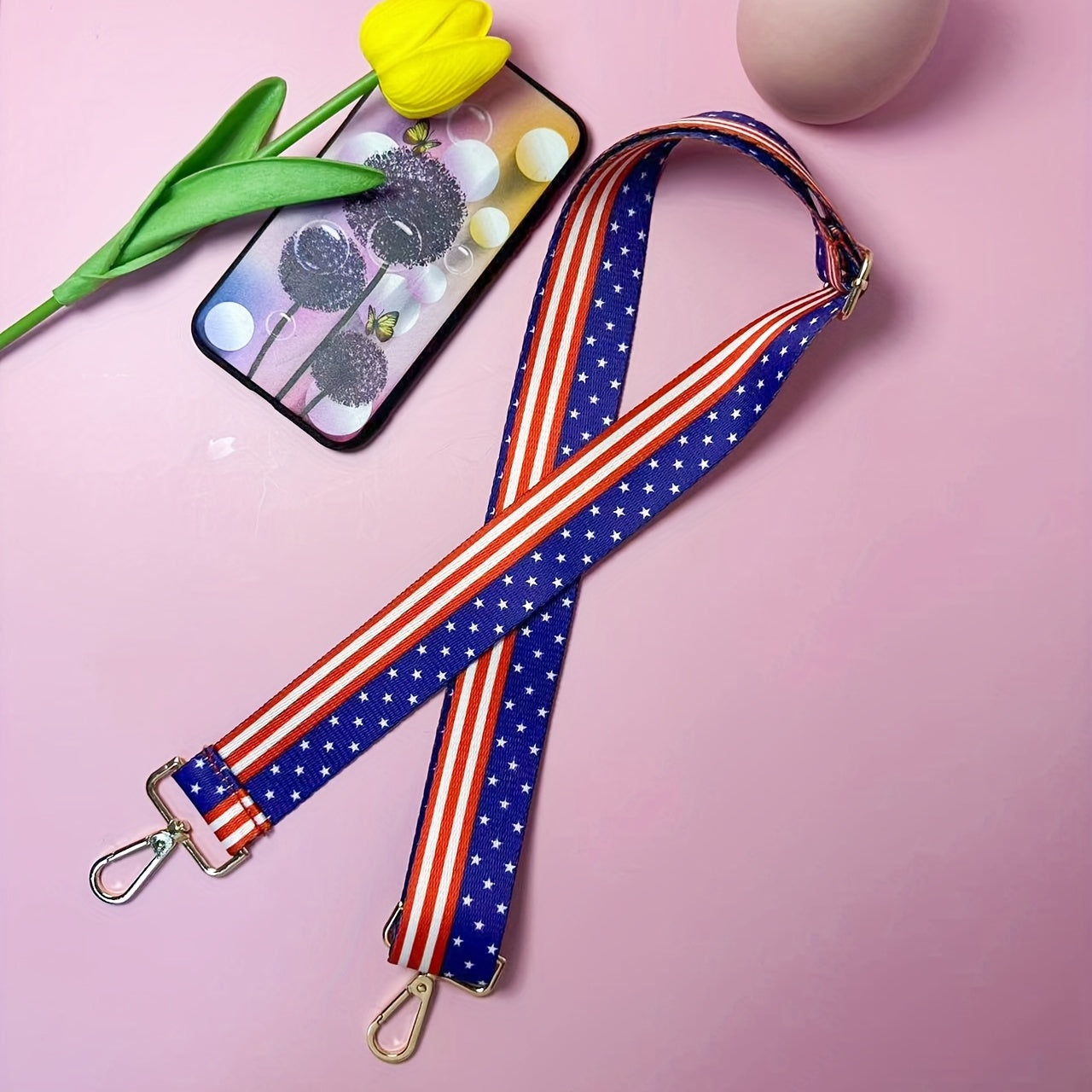 Colorful Pattern Wide Bag Strap Replacement Shoulder Bag
