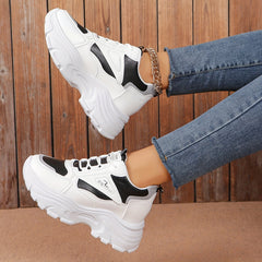 Thick Sole Outdoor Sneakers Shock Absorption Non Slip Running Shoes