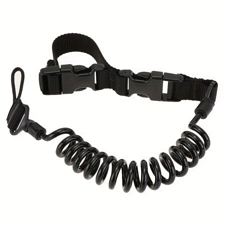Tactical Anti lost Elastic Lanyard Rope with Release Buckle