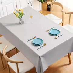 Rect Tablecloth PVC Straight Edge Table Cover Anti-fouling Hotel Home Decor