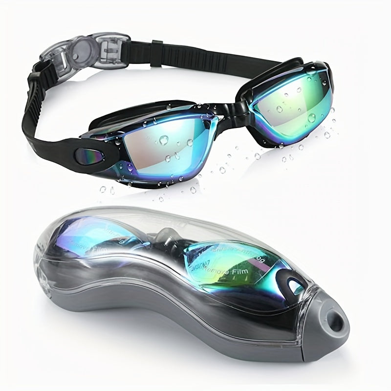 Kids Waterproof Adjustable Anti-fog Swimming Goggles