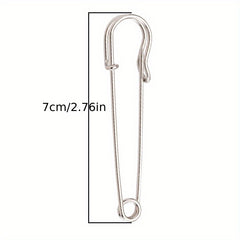 10pcs Metal Safety Pins 70mm 2.75 Inches Heavy Duty Blanket Pins