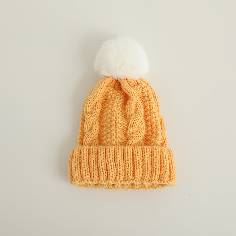 Plain Woolen Hat for Baby Boys and Girls