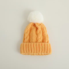 Plain Woolen Hat for Baby Boys and Girls