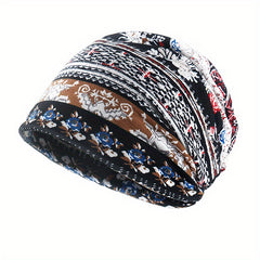 Men's Baggy Slouchy Beanie Chemo Hat Cap Scarf