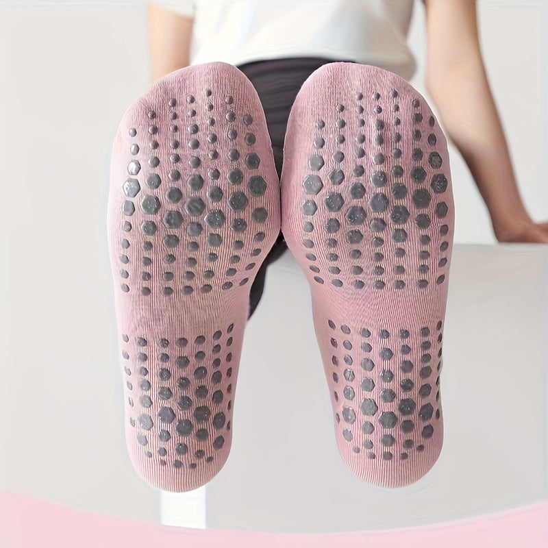 Non Slip Silicone Yoga Socks Breathable Elastic Gripper Socks