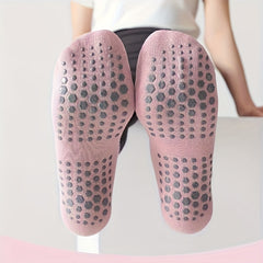 Non Slip Silicone Yoga Socks Breathable Elastic Gripper Socks