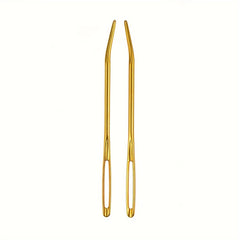 8pcs Colorful Big Eye Yarn Needle Steel Curved Tapestry Needle