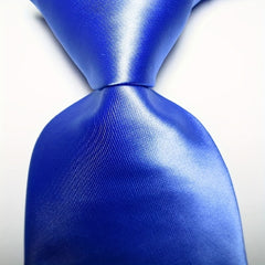 Men's Classic Solid Necktie for Business Wedding Party