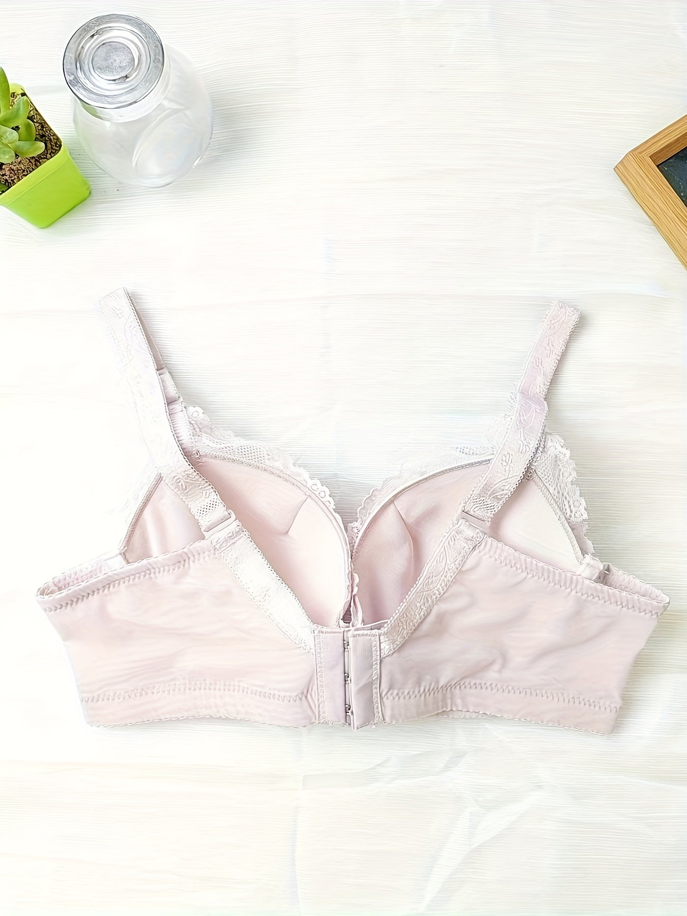 Lace Push Up Bra Comfy & Breathable Bow Bra Women's Lingerie