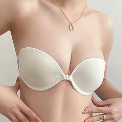 Strapless Push Up Bra Front Buckle Women's Lingerie