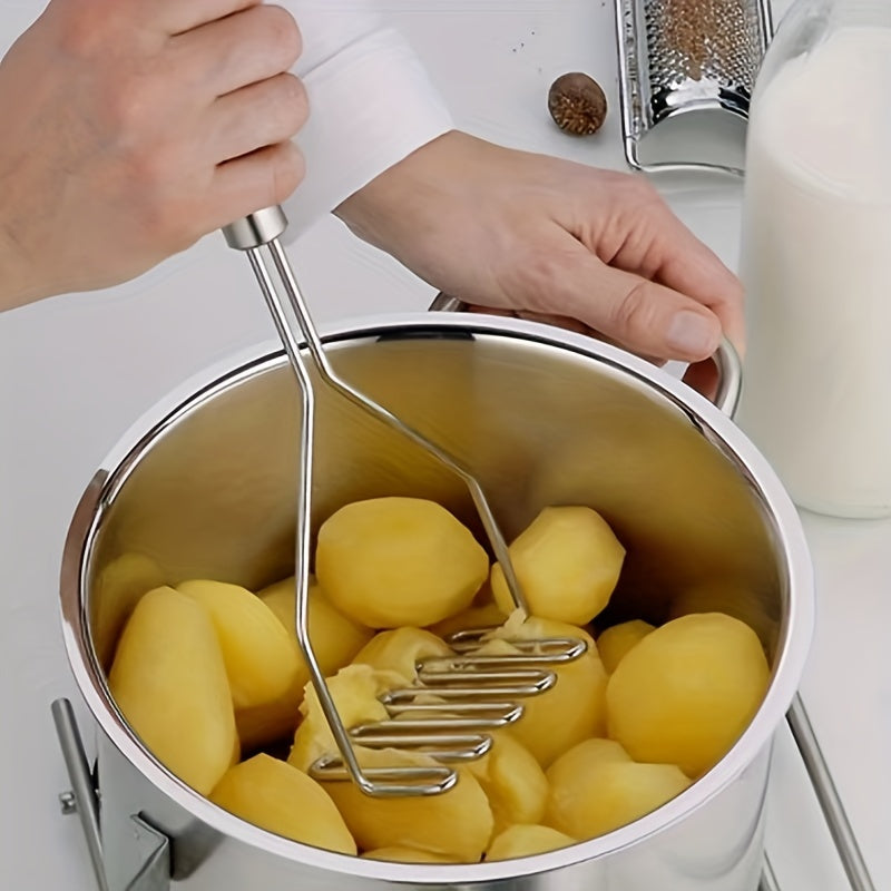 Stainless Steel Potato Masher with Non Slip Handle