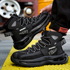 Men's Safety Shoes Puncture Proof Steel Toe Work Shoes