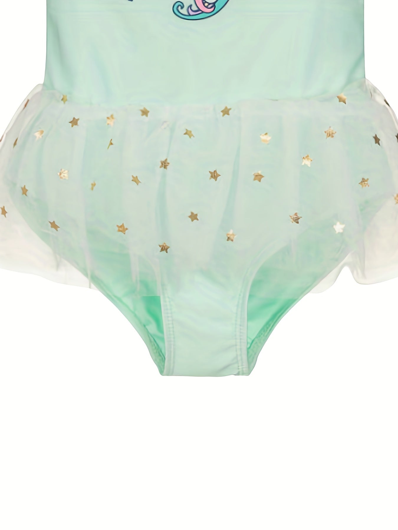 Unicorn Pattern Onesie Swimsuit for Girls
