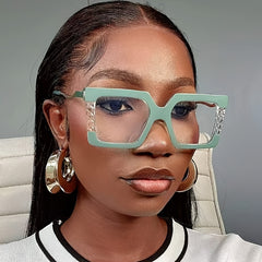 Colorful Frame Light Blocking Glasses - Eye Fatigue Relief & UV Glare Protection
