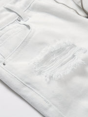 Ripped Denim Shorts Mens Casual Street Style Denim Shorts For Summer