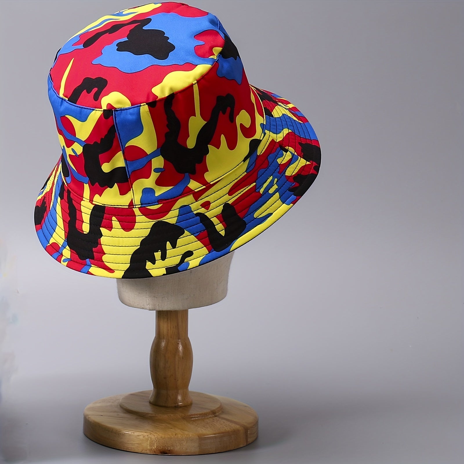 Camouflage Men's Bucket Hat Outdoor Travel Lightweight Basin Hat