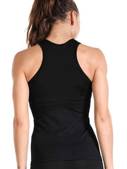 Women's Sleeveless Sports T-Shirt Racer Back Loose Fit Yoga Top