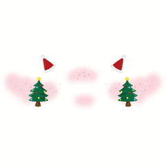Gingerbread Man Christmas Tree Decoration Face Mask