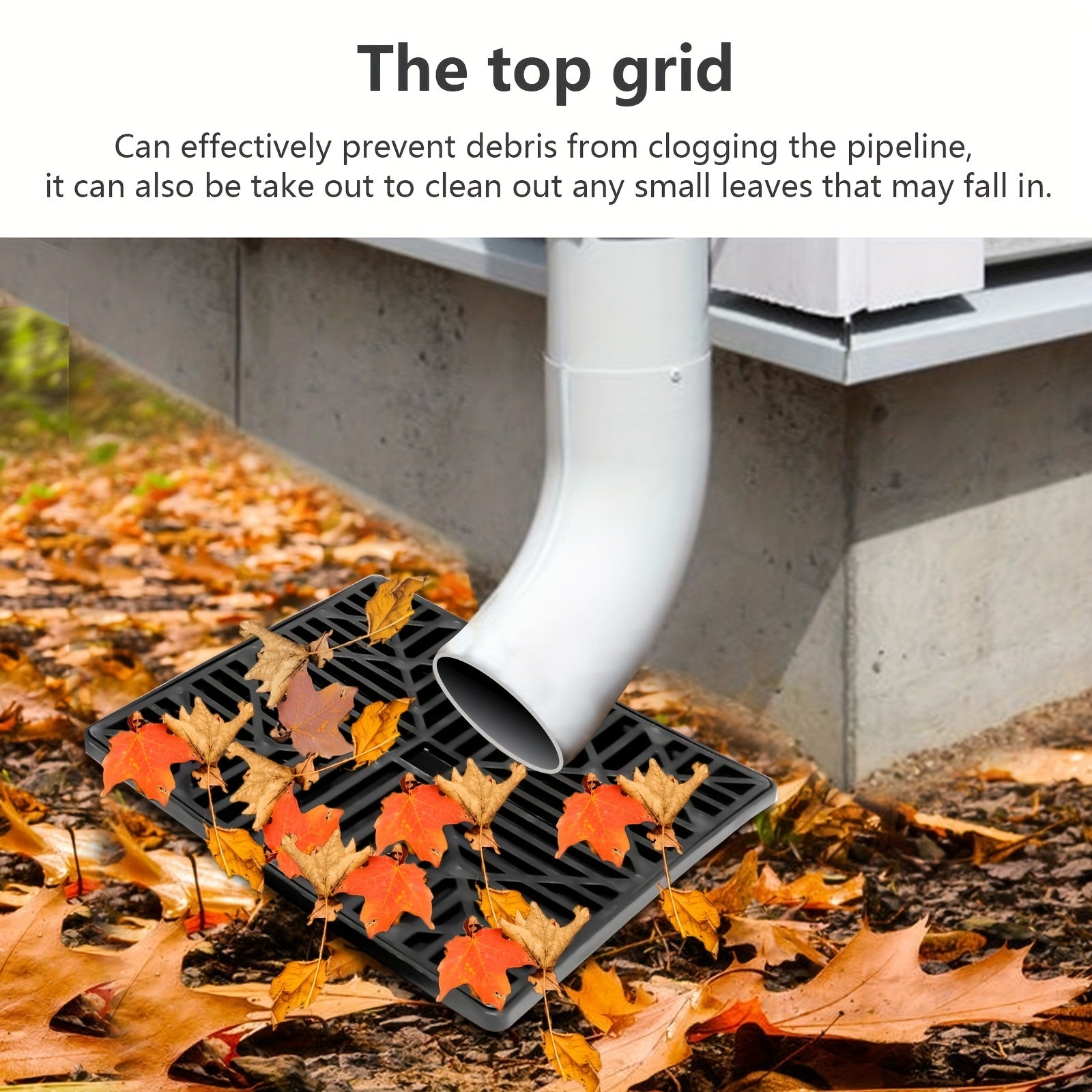 Flexible Downspout Extension Kit - Outdoor Gutter Downspout Extender