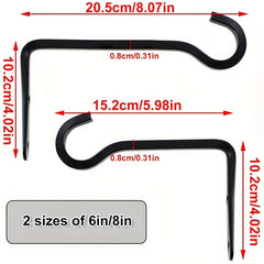 1pc Heavy Duty Iron Plant Hanger Wall Decorative Hook