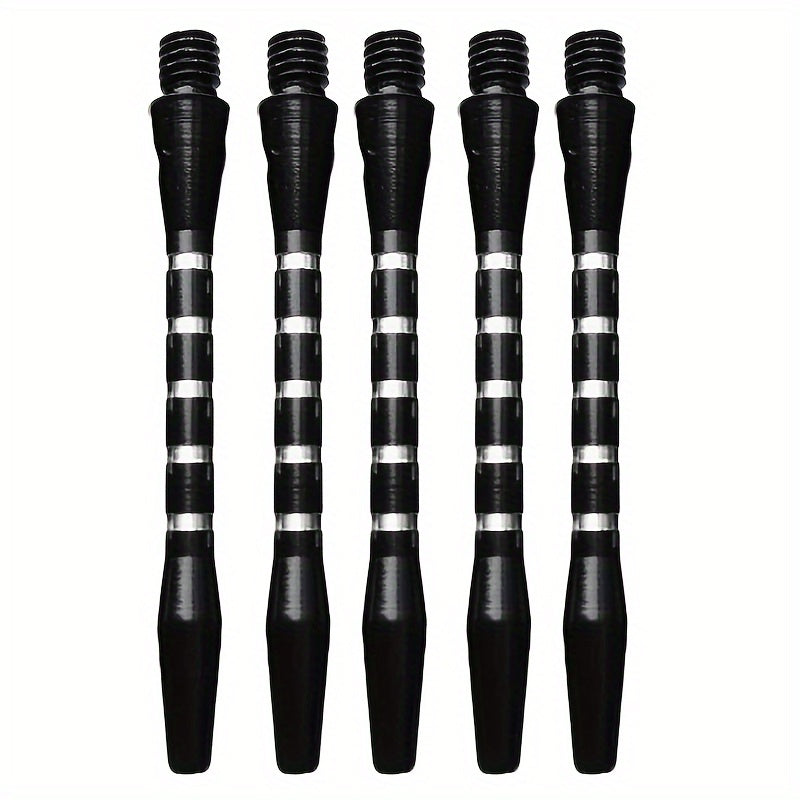 5pcs Aluminum Alloy Dart Shaft 2BA Colorful Engraved Line Standard Metal Shaft