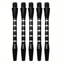 5pcs Aluminum Alloy Dart Shaft 2BA Colorful Engraved Line Standard Metal Shaft