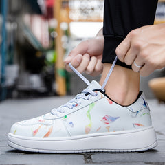 DIY Men's Low Cut Custom Lace Up Skate Sneakers