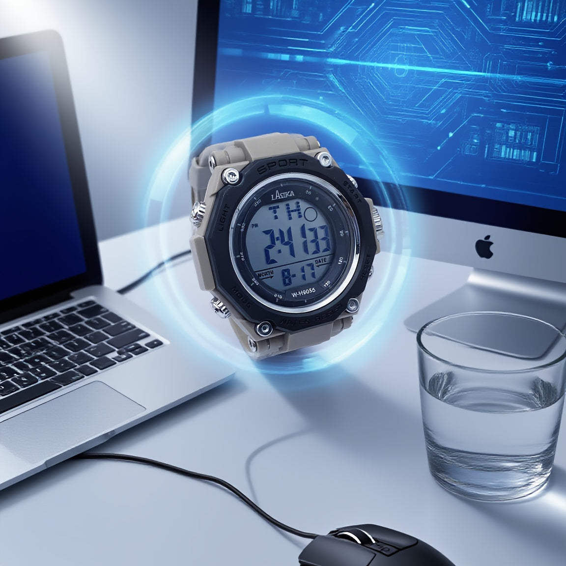 Boys' Student Watch Alarm Clock Youngsters' Watch Fitness Wristwatch