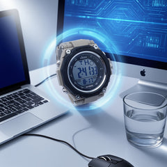 Boys' Student Watch Alarm Clock Youngsters' Watch Fitness Wristwatch