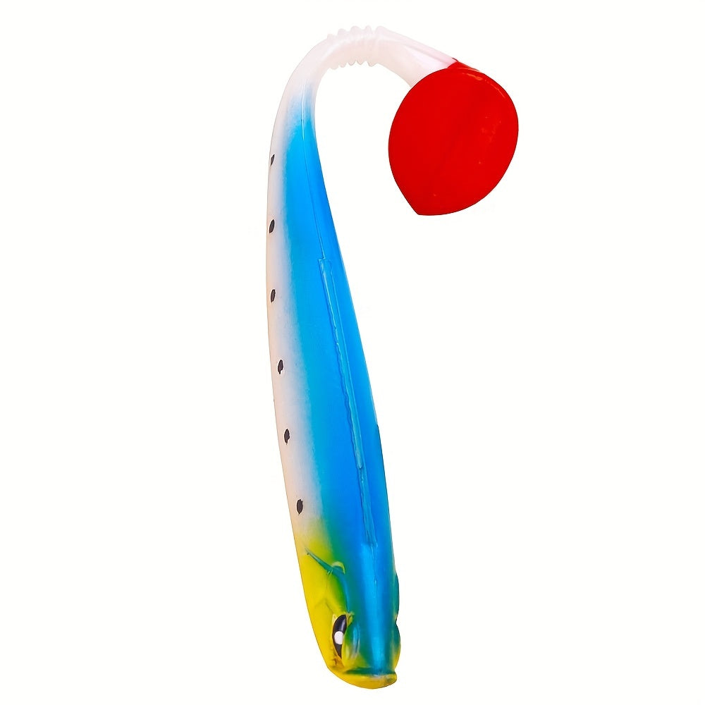 6pcs Soft Silicone Fishing Lure Minnow Bait 3.54in 4.1g for Saltwater Freshwater