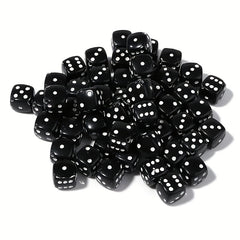 30pcs 8mm Colorful Dice Acrylic Beads for DIY Jewelry Making