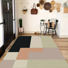 Nordic Geometric Carpets for Living and Bedroom Areas