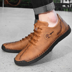 Men's Casual Slip-On Loafers PU Leather Shoes