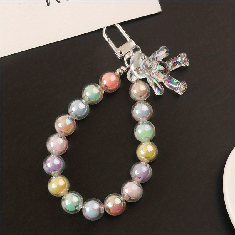 Colorful Bear Key Chain Phone Chain For Girls