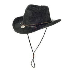 Western Cowboy Straw Hat Outdoor Seaside Beach Cap Sun Protection Sun Hat