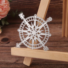 Compass Metal Cutting Dies for Scrapbook Paper Craft