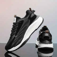 Comfortable Lace up Chunky Sneakers Anti slip Platform Running Shoes