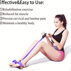Multifunctional Pedal Puller Fitness Resistance Tensioner for Workout