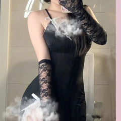 Floral Wedding Gloves Elbow Length Flapper Accessories